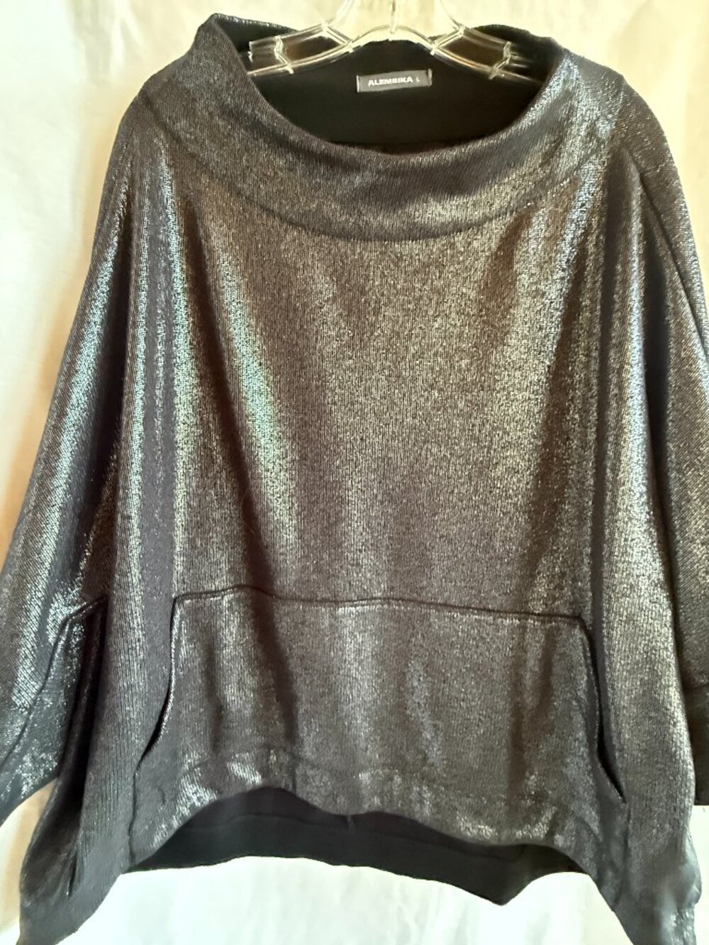 Alembika Roxy Silver Pullover Top - Picture 1 of 5